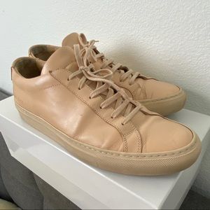 Common Projects Achilles Natural Leather, Size 42, USA 9.5-10, UK 8